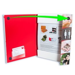 3 Laschenmappen mit Gummizug Hardcover