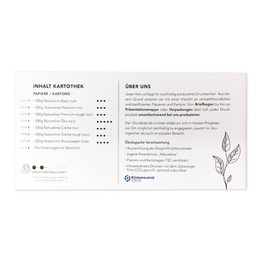 Natureline Kartothek Papiermuster Fächer