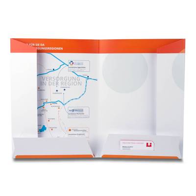 Individuelle Faltmappen