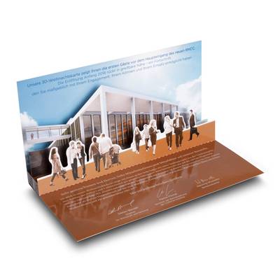 RheinMain CongressCenter | RMCC Weihnachtskarte - Druckerei Lindner - Ihr Hersteller für Effektkarten, Präsentationsboxen und Mailings