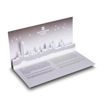 Pop-up Dankeskarte Weihnachten - Ihr Hersteller für 3D Mailings, Effektkarten und Endlosfaltkarten