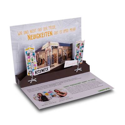 3D Klappkarte - Druckerei Lindner - Ihr Hersteller für Effektkarten, Präsentationsboxen und Mailings