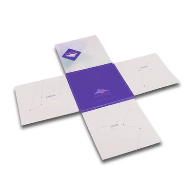 Sternfolder Produktbewerbung - Druckerei Lindner - Ihr Hersteller für Effektkarten, Präsentationsboxen und Mailings