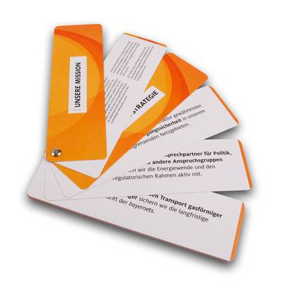 Produktfächer mit Buchschrauben - Ihr Hersteller für 3D Mailings, Effektkarten und Endlosfaltkarten