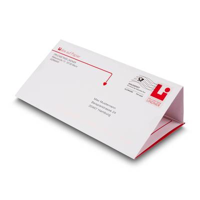 Blütenkarte - Mailing - Druckbertieb Lindner - endlose kreative Möglichkeiten für Ihr individuelles Druckprodukt