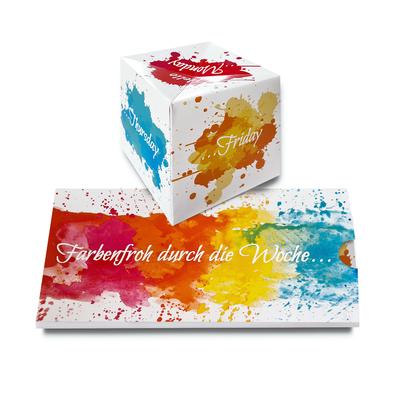 Pop-up Würfel als Give-Away - Druckerei Lindner - Ihr Hersteller für Effektkarten, Präsentationsboxen und Mailings