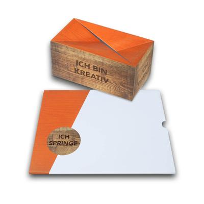 SpringQuader als Giveaway - Druckerei Lindner - Ihr Hersteller für Effektkarten, Präsentationsboxen und Mailings