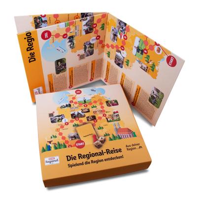 Stülpschachtel mit Spielbrett - Druckerei Lindner - Ihr Hersteller für Effektkarten, Präsentationsboxen und Mailings