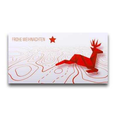 Weihnachtskarte Vermessungsbüro - Lindner steht für Beratung - Kreation - Veredelung - Druck - Konfektionierung