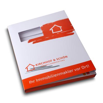 Immobilienmakler Mailmappe - Wir entwickeln gemeinsam mit Ihnen Ihr individuelles Imageprospekt
