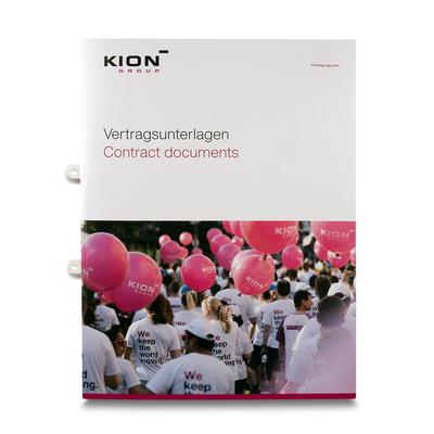 Vertragsunterlagen Flurfördertechnik - Beim Druckbetrieb Lindner werden individuelle Ordner, Boxen und Präsentationsunterlagen hergestellt