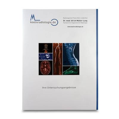 Radiologie Mappe - Beim Druckbetrieb Lindner werden individuelle Ordner, Boxen und Präsentationsunterlagen hergestellt