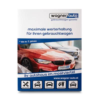 A5 Mappe Gebrauchtwagen - Beim Druckbetrieb Lindner werden individuelle Ordner, Boxen und Präsentationsunterlagen hergestellt