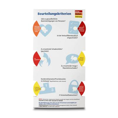 Drehscheibe 6er Teilung Gesundheitsfragen - Beim Druckbetrieb Lindner werden individuelle Ordner, Boxen und Präsentationsunterlagen hergestellt