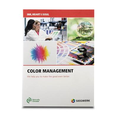 Mappe Color Management - Beim Druckbetrieb Lindner werden individuelle Ordner, Boxen und Präsentationsunterlagen hergestellt