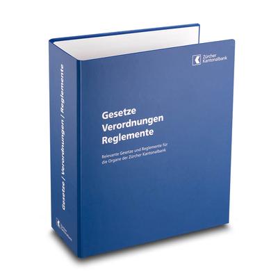 Ringbuch Zürcher Kantonalbank - Beim Druckbetrieb Lindner werden individuelle Ordner, Boxen und Präsentationsunterlagen hergestellt