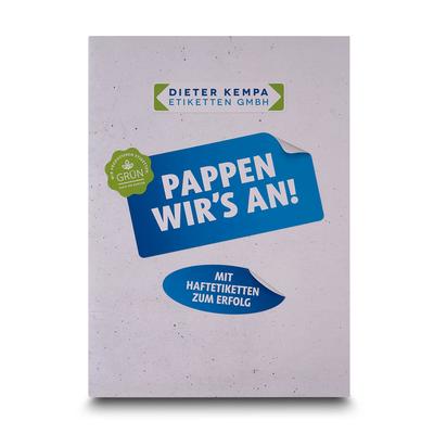 Mappe Etiketten - Beim Druckbetrieb Lindner werden individuelle Ordner, Boxen und Präsentationsunterlagen hergestellt