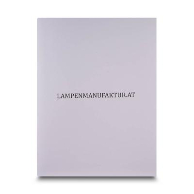 Mappe Lampenmanufaktur.at - Beim Druckbetrieb Lindner werden individuelle Ordner, Boxen und Präsentationsunterlagen hergestellt