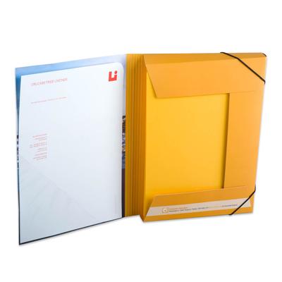 3 Laschen Sammelmappe - Druckerei Lindner steht für: Mappen bedrucken, Präsentationsmappen bedrucken