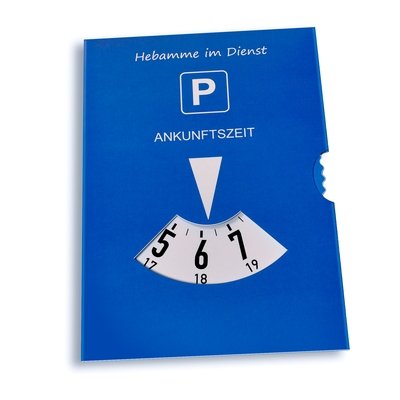 Parkscheibe - Druckerei Lindner - Ihr Hersteller für Effektkarten, Präsentationsboxen und Mailings