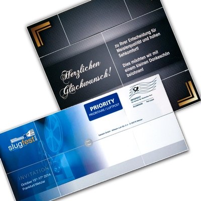 Magic Flyer - Endlosfaltkarte - Faszi Flip - Druckerei Lindner - Ihr Hersteller für Effektkarten, Präsentationsboxen und Mailings