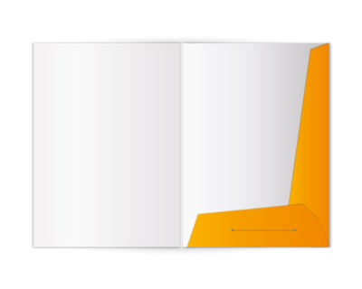 Spitzlaschen-Mappen - Angebotsmappe individuell bedrucken lassen