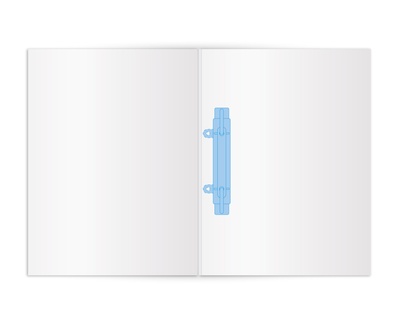 Deckel Mappen 4-Seiten