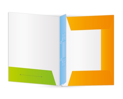 Schnellhefter Mappen mit Taschen und Laschen