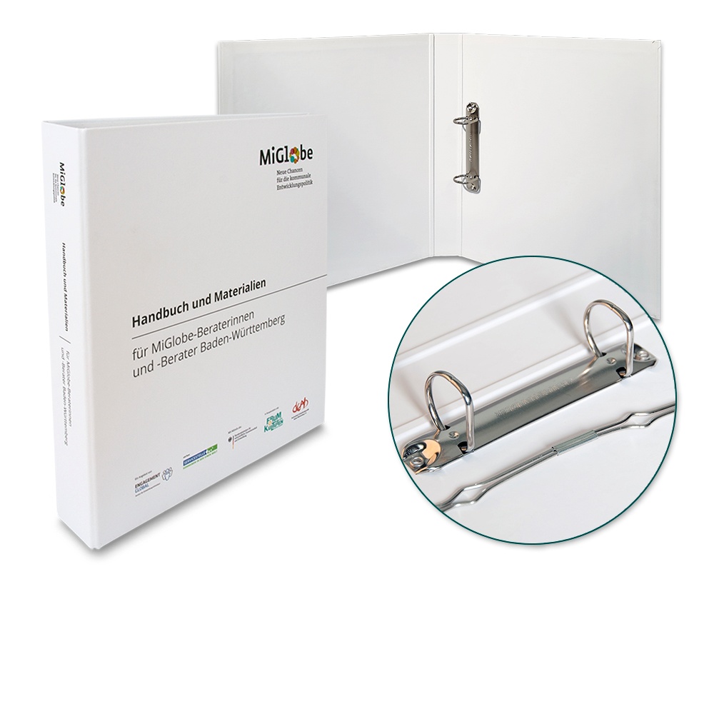 2-Ring Ordner A4 - Register- und Inhaltsdruck passend zu Ihrem individuellen Ordner