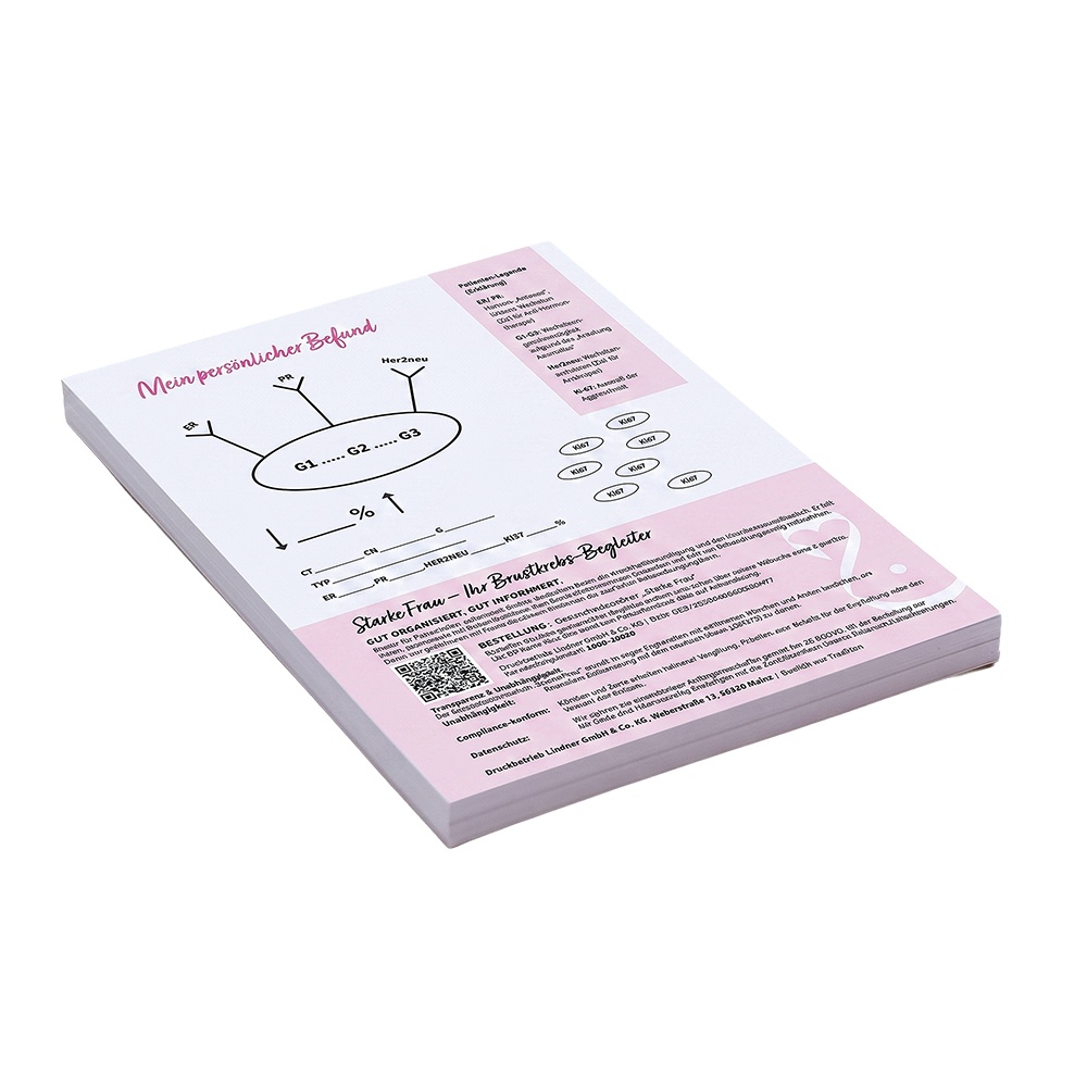 Das Befundblatt als Ergänzung zum  Brustkrebs-Begleiter: